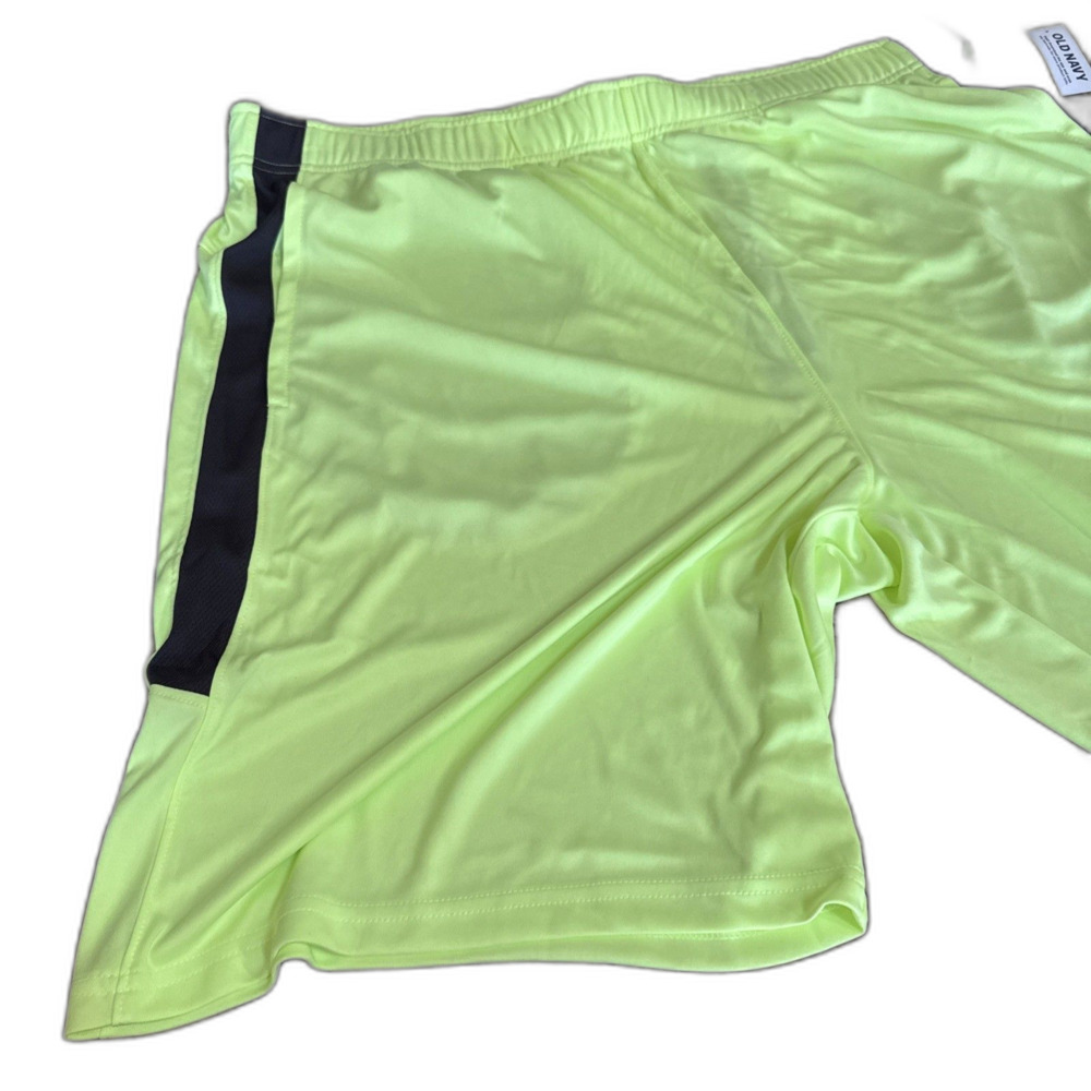 Old Navy Big& Tall Shorts Men’s Stretchtech Activewear Neon Yellow Size 2X